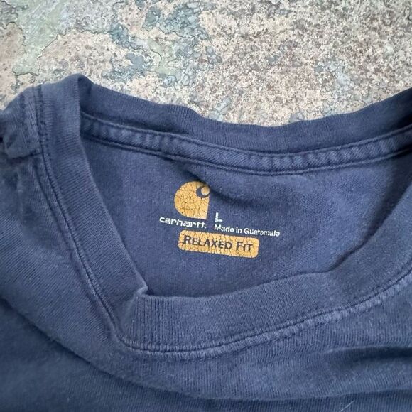 Carhartt Classic Logo Casual Pocket Y2K Shirt - Picture 3 of 3